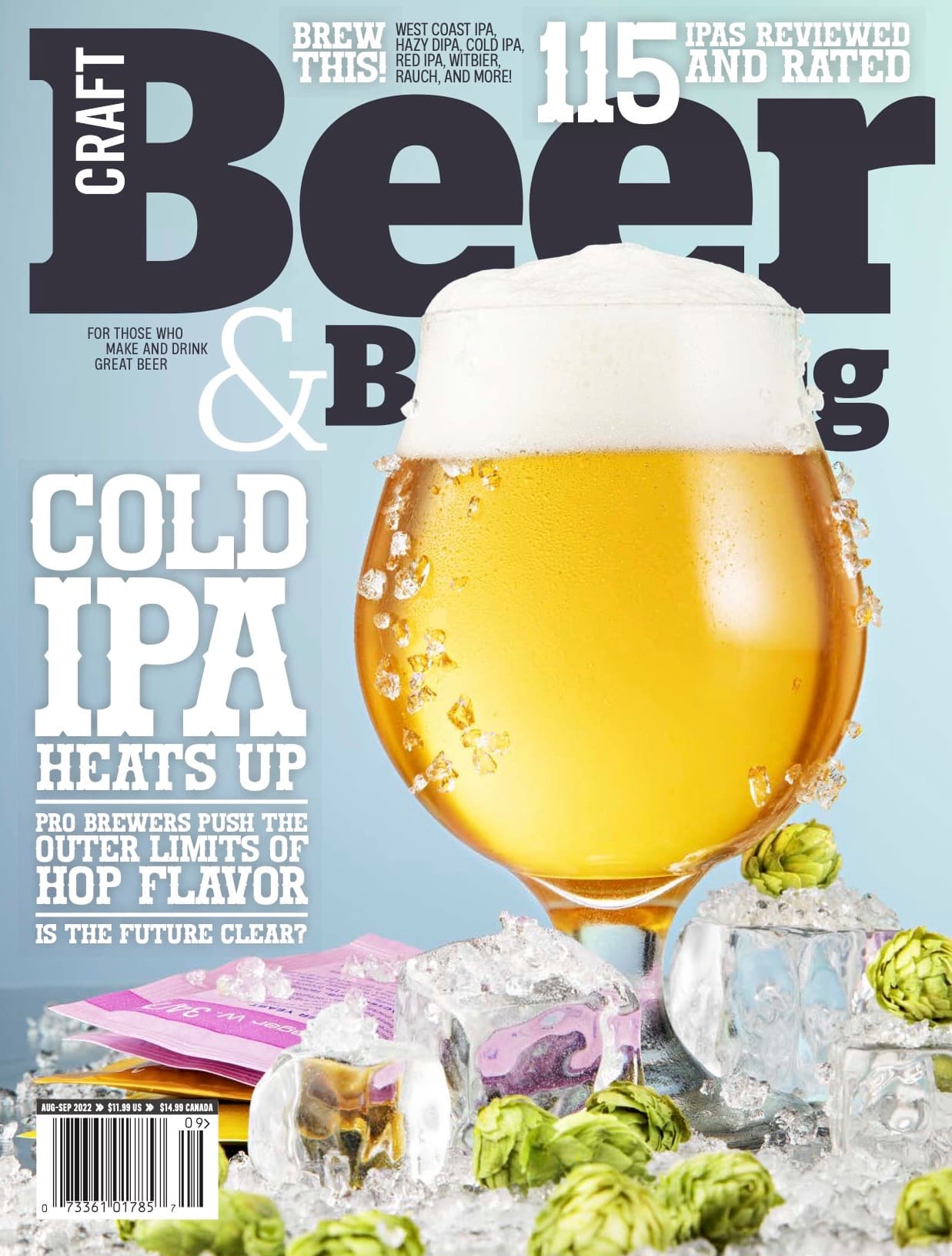 The IPA Issue: Cold IPA, New West Coast, Hop Saturation & More (August-September 2022) cover