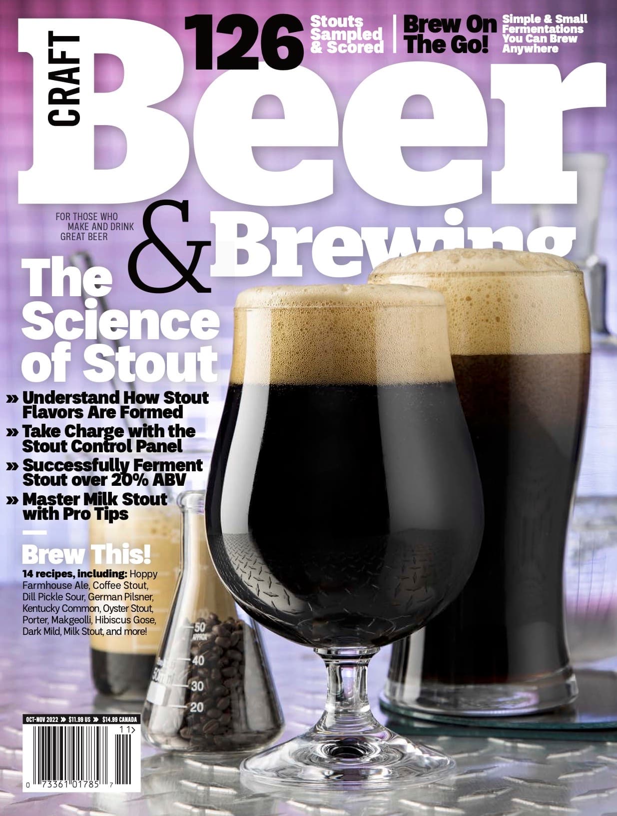 The Science of Stout (October-November 2022) cover