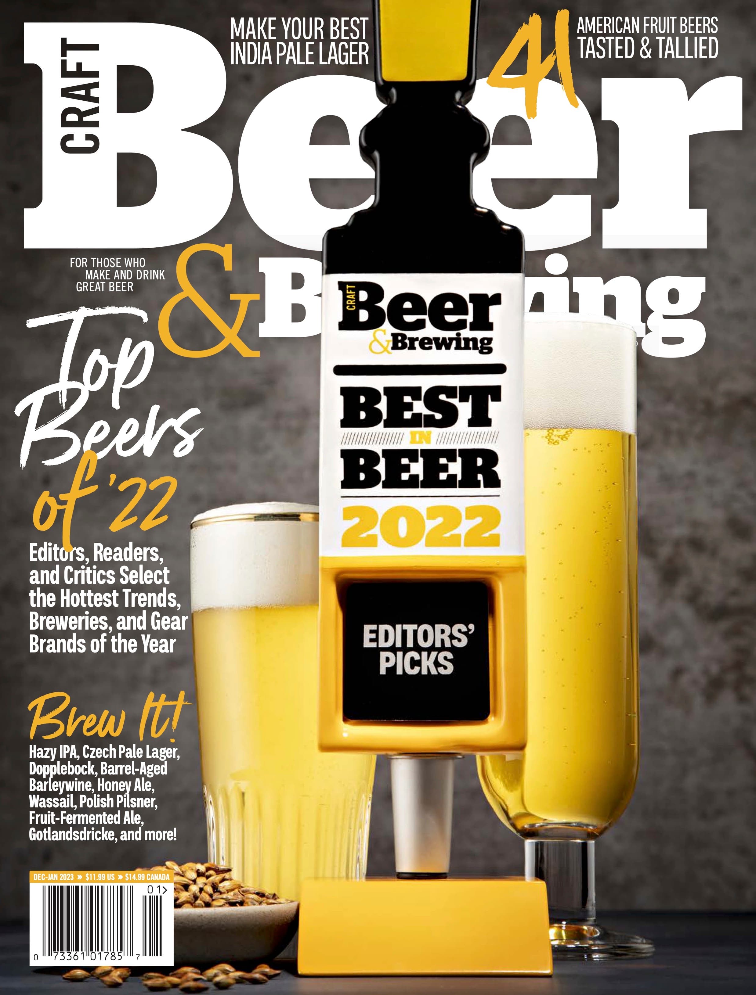 Best in Beer 2022 (December-January 2023) cover