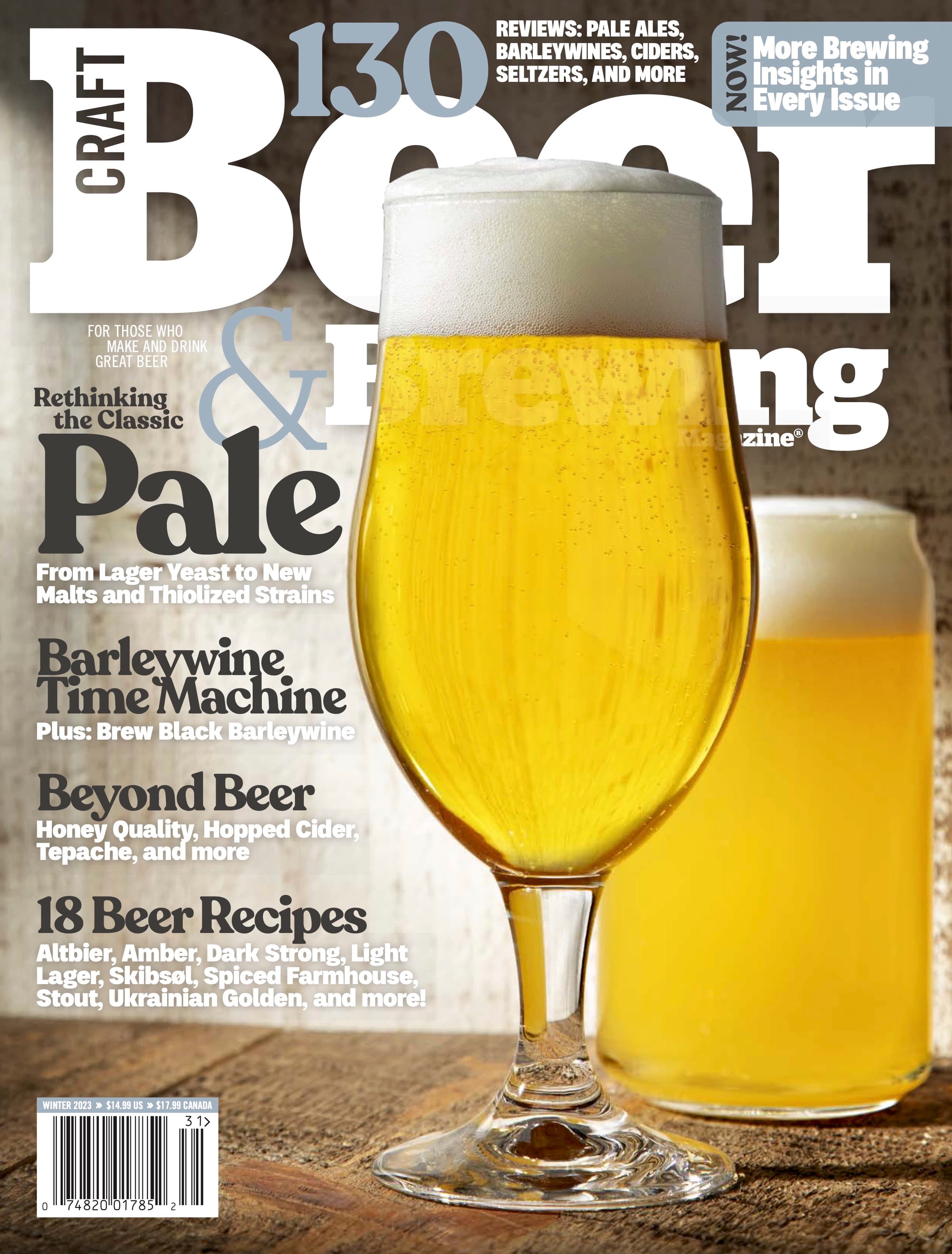 Rethinking the Classic Pale Ale (Winter 2023) cover
