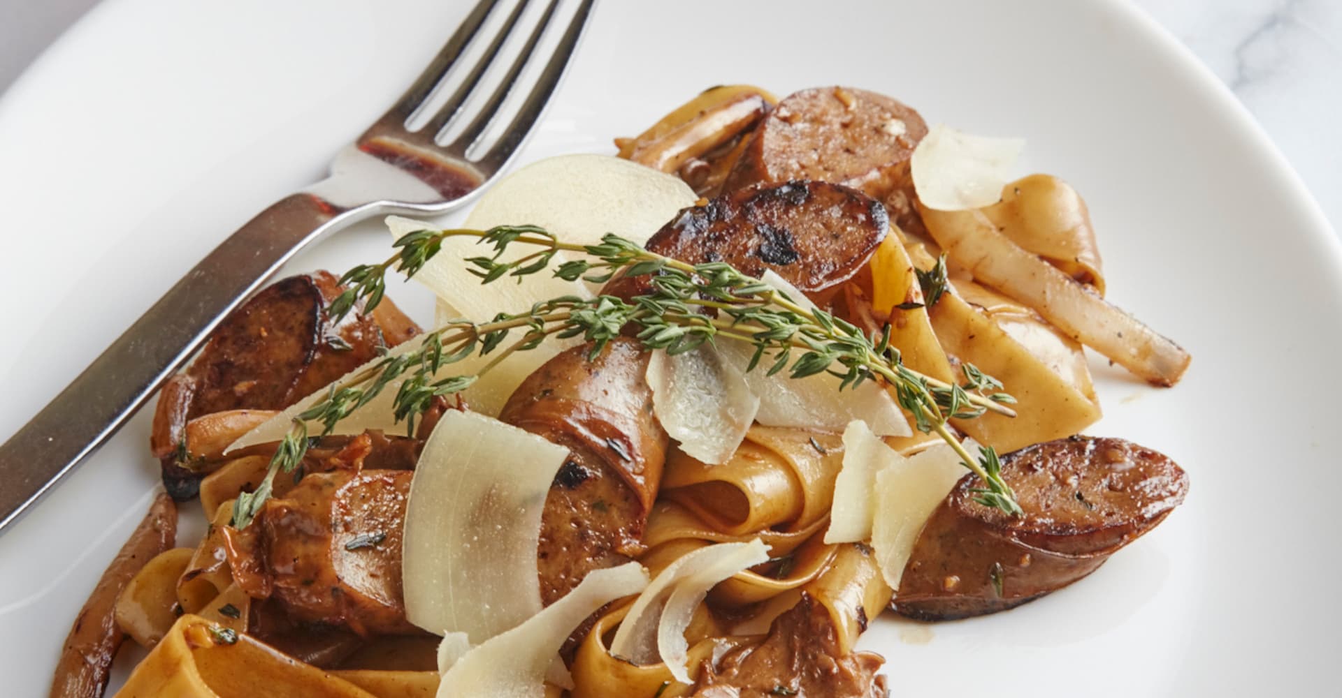 Beer Brat Pappardelle Recipe