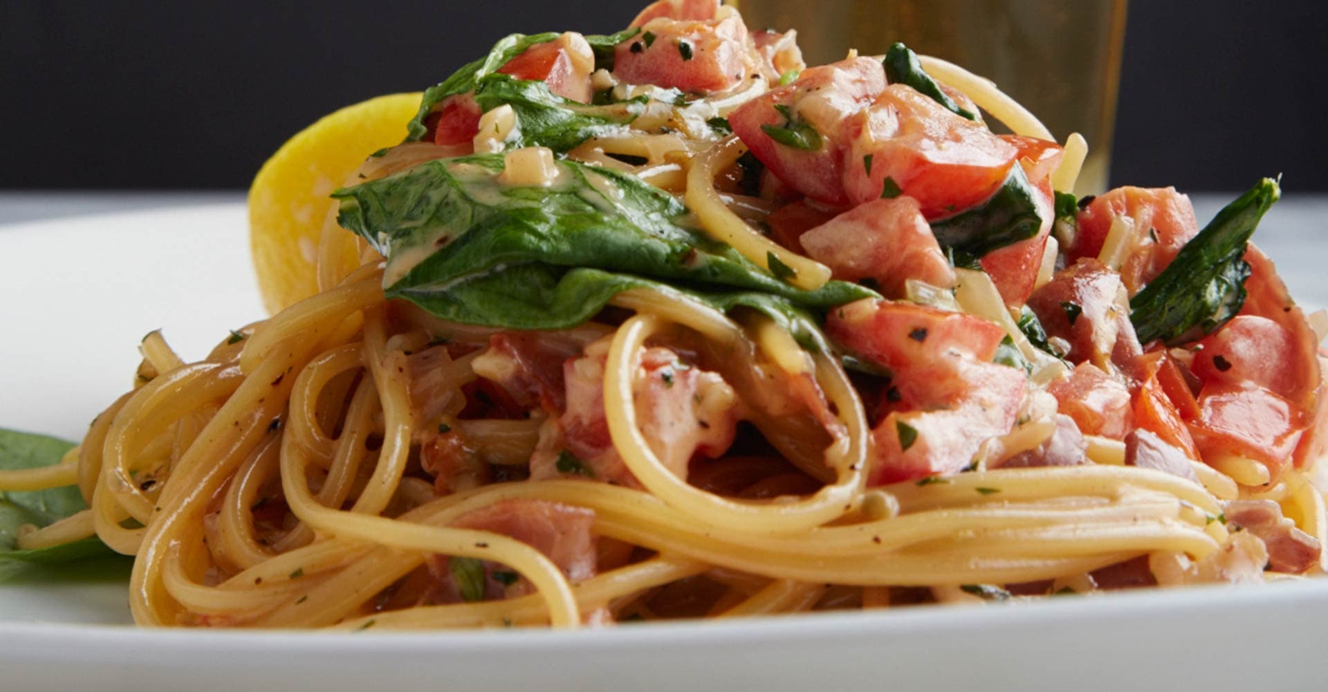 Spaghetti Florentine with Prosciutto Recipe