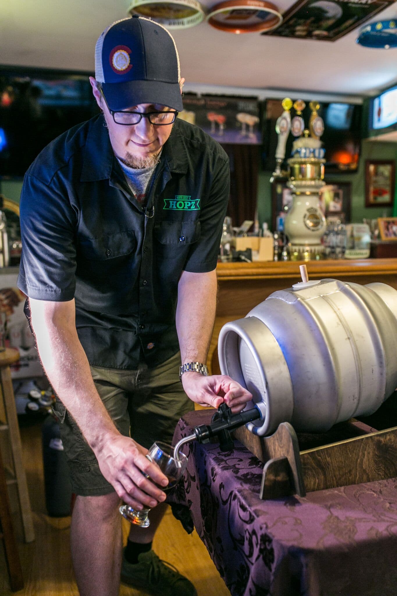 Using a Stillage When Serving Cask Ale