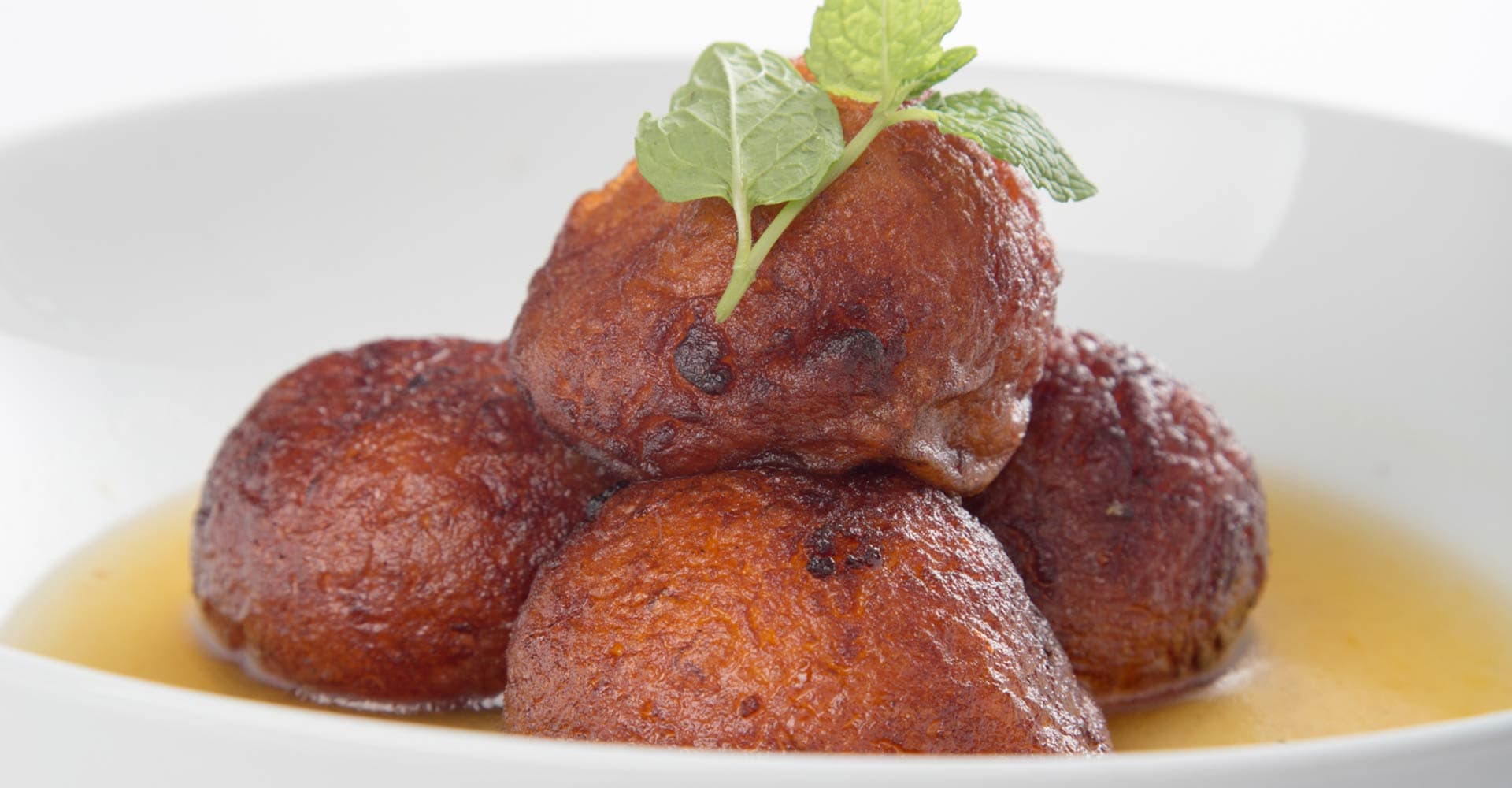 Gulab Jabun with Orange-Cardamom Wheat Beer Syrup Recipe