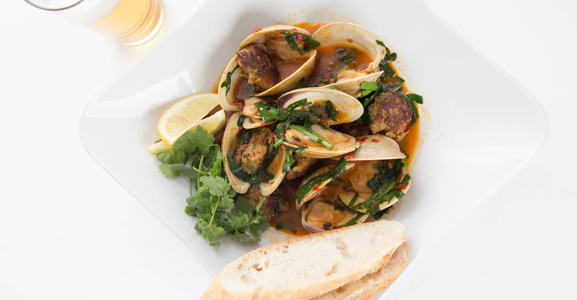 Thai Sausage and Clams in Doubanjiang Wheat Beer Broth Recipe